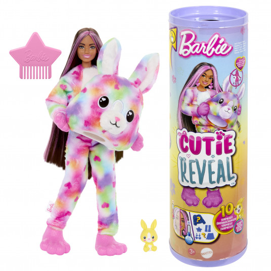 „Barbie Cutie Reveal“ kiškutės rinkinys, spalvotų sapnų serija, HRK38