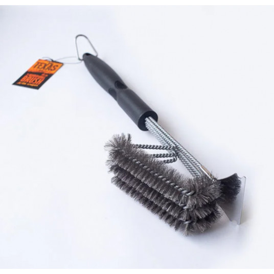 Grilio šepetys su gramdikliu Kamado Bono BRUSH-G3 (44 cm)