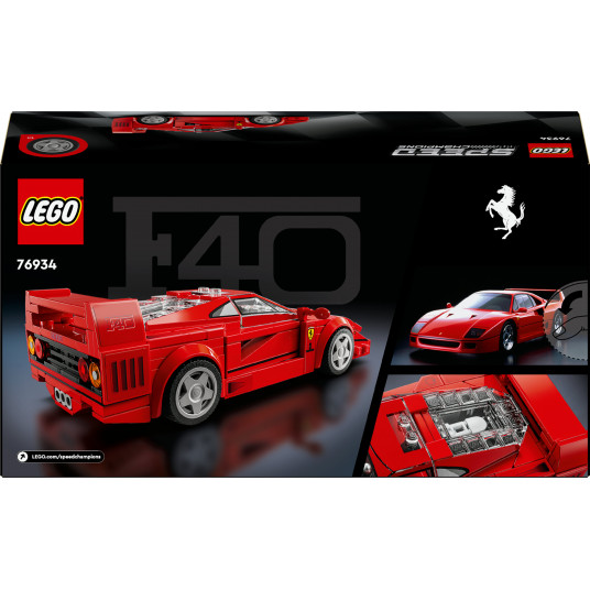 LEGO® 76934 Speed Champions Superautomobilis Ferrari F40
