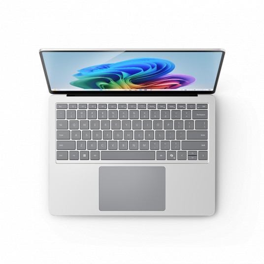 Nešiojamas kompiuteris Microsoft Surface Laptop – Copilot + PC – 13.8” touchscreen – Snapdragon® Plus – 16GB Memory – 256GB SSD – 7th Edition – Platinum ZGJ-00025