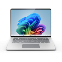 Nešiojamas kompiuteris Microsoft Surface Laptop – Copilot + PC – 15” touchscreen – Snapdragon® Elite – 16GB Memory – 256GB SSD – 7th Edition – Platinum