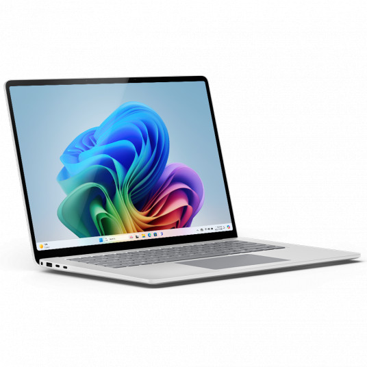 Nešiojamas kompiuteris Microsoft Surface Laptop – Copilot + PC – 15” touchscreen – Snapdragon® Elite – 16GB Memory – 256GB SSD – 7th Edition – Platinum