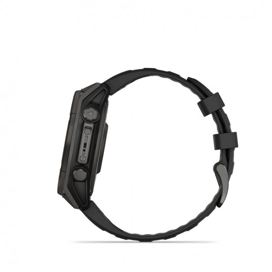 Išmanusis laikrodis Garmin Fenix 8 Solar Sapphire 47mm Carbon Grey DLC Titanium/Black Pebble Gray 010-02906-11