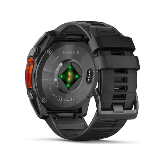 Išmanusis laikrodis Garmin Fenix 8 AMOLED 51mm Slate Gray/Black Band 010-02905-00