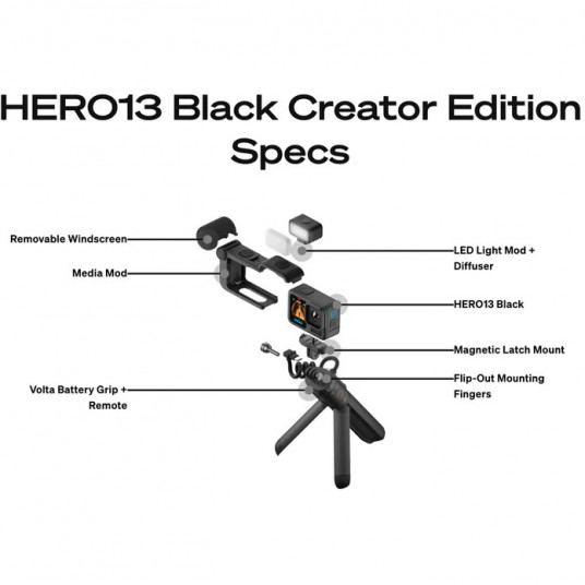 Veiksmo kamera GoPro HERO13 Black Creator Edition