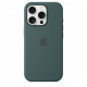 Dėklas Apple iPhone 16 Pro Silicone Case with MagSafe Lake Green