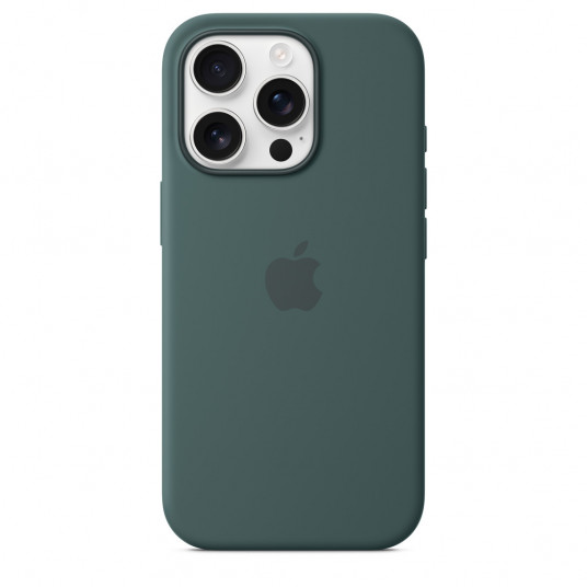 Dėklas Apple iPhone 16 Pro Silicone Case with MagSafe Lake Green