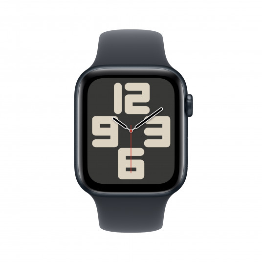 Išmanusis laikrodis Apple Watch SE GPS 44mm Midnight Aluminium Case with Midnight Sport Band - S/M