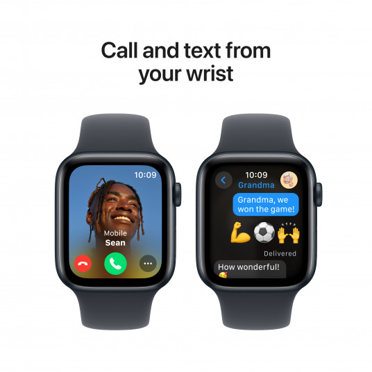 Išmanusis laikrodis Apple Watch SE GPS 44mm Midnight Aluminium Case with Midnight Sport Band - S/M