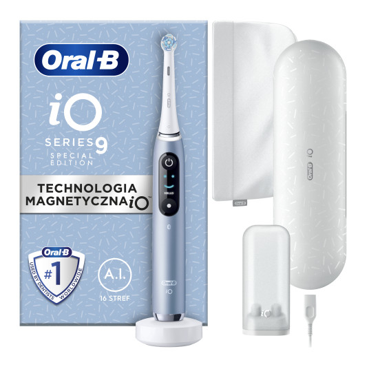 Elektrinis dantų šepetėlis IOM9.1A1.1ADH Oral-B iO9 Aqua Marine Special Edition