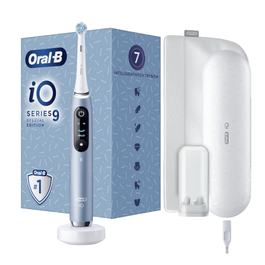 Elektrinis dantų šepetėlis IOM9.1A1.1ADH Oral-B iO9 Aqua Marine Special Edition