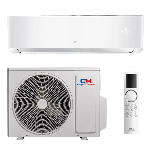 Oro kondicionierius / Šilumos siurblys Cooper&Hunter SUPREME White Sieninis 3.53/4.2 kW komplektas CH-S12FTXAM2S-WP