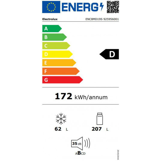 Įmontuojamas šaldytuvas Electrolux ENC8MD19S