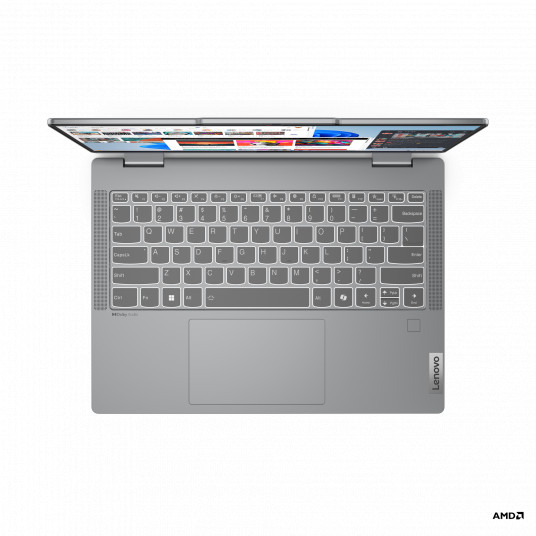 Nešiojamas kompiuteris Lenovo IdeaPad 5 2-in-1 14AHP9, AI-Powered Gaming PC, 14 WUXGA, AMD Ryzen 5, RAM 16GB, 512GB SSD, AMD Radeon 760M Graphics, Windows 11 Home, Luna Grey 83DR0071LT