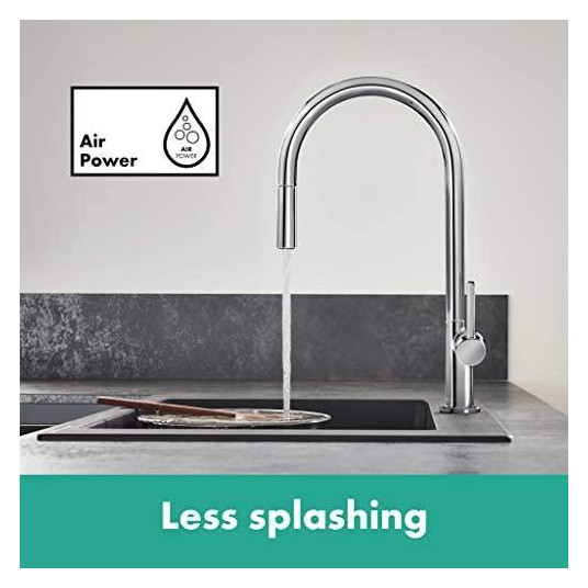Virtuvinis maišytuvas su ištraukiama žarna Hansgrohe Talis M54 72802000, chromo
