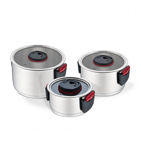 Puodų rinkinys 6 vnt. sulankstomos ausys MR-3530-6