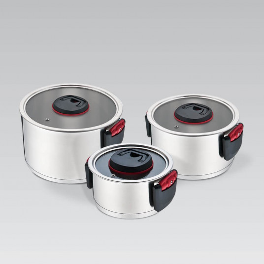 Puodų rinkinys 6 vnt. sulankstomos ausys MR-3530-6