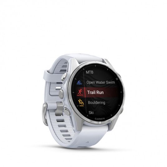 Išmanusis laikrodis Garmin Fenix 8 AMOLED 43mm Silver/Whitestone 010-02903-00