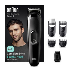 Braun MGK 3410 Black - Plaukų ir barzdos kirpimo mašinėlė