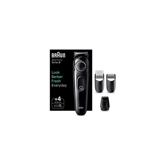 Braun 3420 Grey - Barzdos ir plaukų kirpimo mašinėlė