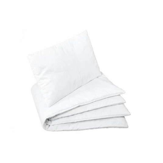 Bedding set - 2 parts - 135x100, 40x60 - WHITE