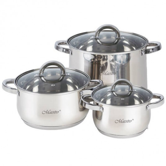 Maestro MR-2120-6L Puodų rinkinys iš 6 elementų