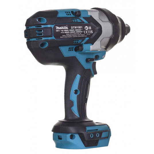 MAKITA DTW1001Z Akumuliatorinis smūginis veržliaraktis 3/4" LXT 18V Juoda, Mėlyna
