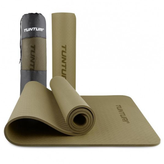 Jogos kilimėlis Tunturi Yogamat 8mm, Armijos žalia spalva