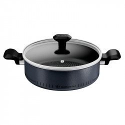 DEEP PAN TWO HANDLES 24CM WITH LID SO LIGHT Tefal