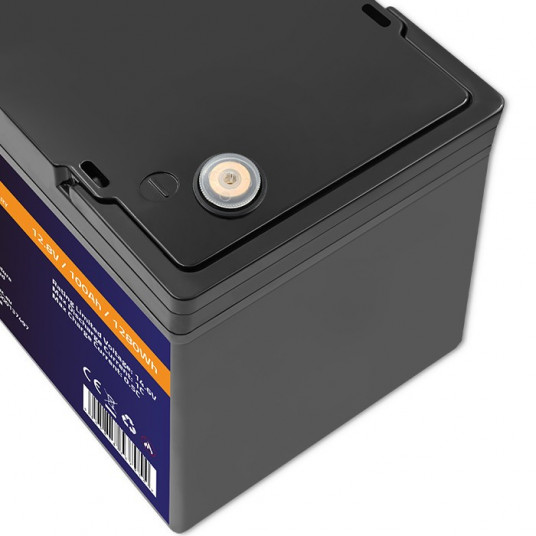 QOLTEC BATTERY LIFEPO4 | 12,8 V | 100AH | 1280 WH