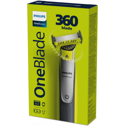 Daugiafunkcis kūno ir veido skustuvas Philips OneBlade 360 QP2834/23 