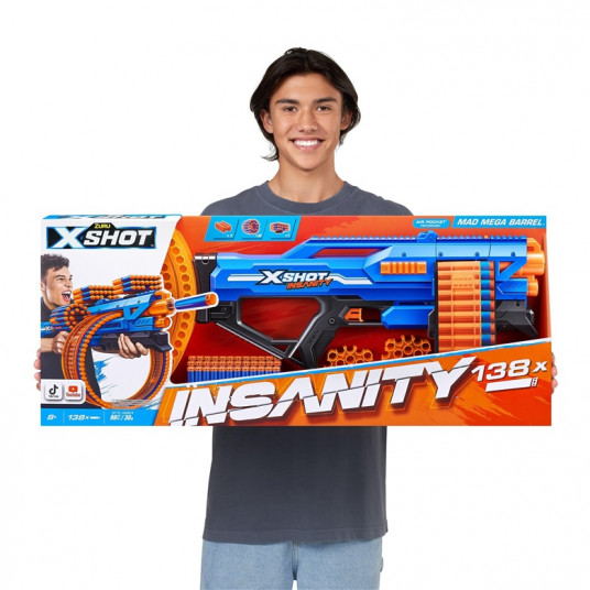 Žaislinis šautuvas su kulkomis XSHOT Blaster 36609