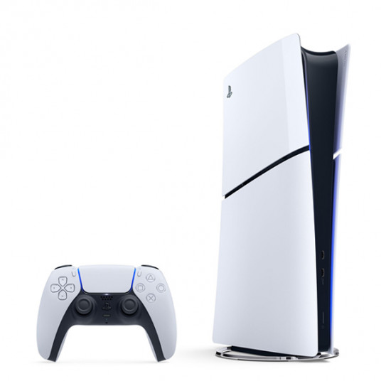 Žaidimų konsolė Sony Playstation 5 Slim Digital Edition (PS5) 1TB White + papildomas pultelis Sony DualSense PS5