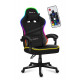 Huzaro Force 4.4 RGB Black žaidimų kėdė