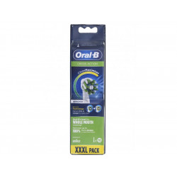 Dantų šepetėlio pakaitiniai antgaliai Oral-B Cross Action Clean, 10 vnt., balti