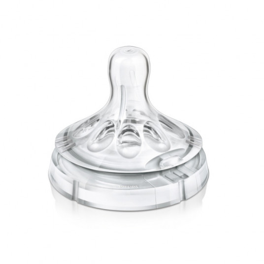 Philips Avent SCY964/02 Natural Response buteliuko žindukas, tekėjimas 4, 3 mėn.+, 2 vnt.