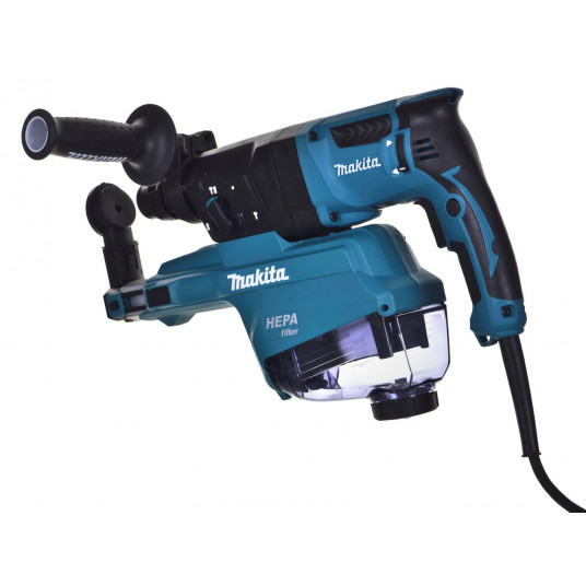 MAKITA PLAKTUOTIS GRĄŽAS SDS-PLUS SU KALIMO GALIMYBĖS 800W 2.2J + ODSUCTION HR2652