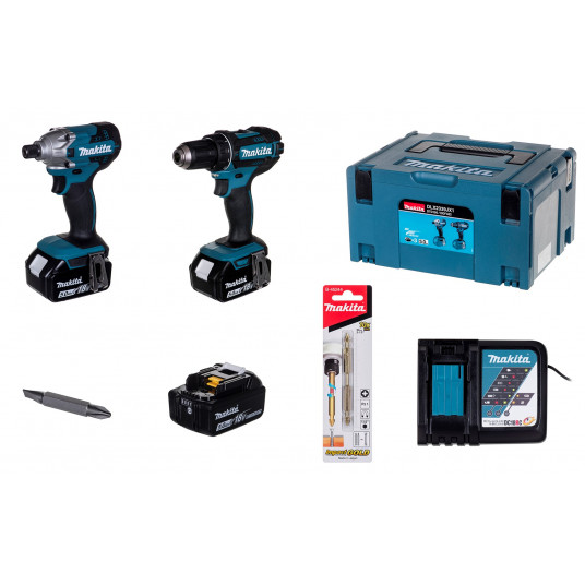 Makita DLX2339JX1 (DDF482+DTD156+3x5.0Ah+įkroviklis)