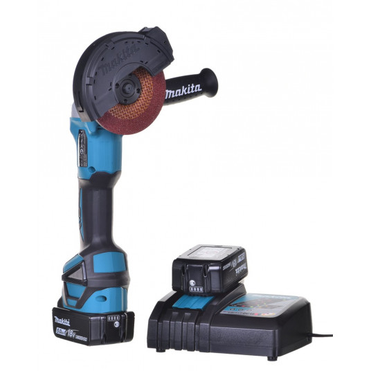 MAKITA GA513RTJ Kampinis šlifuoklis 18V