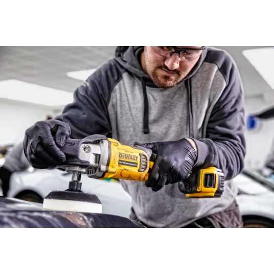 DEWALT DCM849N-XJ automobilio poliravimo mašinėlė 180 mm 18V Juoda, Geltona