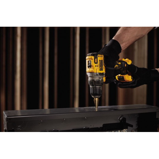 DEWALT DCD701D2-QW Belaidis gręžtuvas 2x 12V 2Ah XR TSTAK Juoda, Geltona