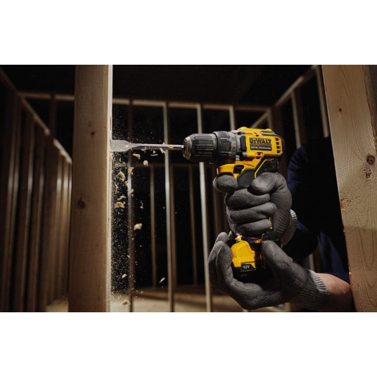 DEWALT DCD701D2-QW Belaidis gręžtuvas 2x 12V 2Ah XR TSTAK Juoda, Geltona