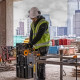DEWALT DCG418NT-XJ Nešiojamasis šlifuoklis Juostinis šlifuoklis Juoda, Geltona