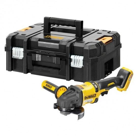 DEWALT DCG418NT-XJ Nešiojamasis šlifuoklis Juostinis šlifuoklis Juoda, Geltona