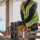DEWALT DCG418NT-XJ Nešiojamasis šlifuoklis Juostinis šlifuoklis Juoda, Geltona
