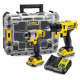 DEWALT DCK211D2T elektrinis atsuktuvas/smūginis atsuktuvas juoda, pilka, geltona