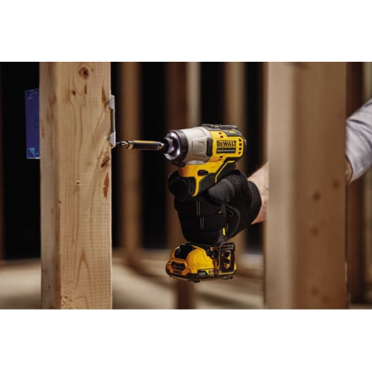 DEWALT DCF801N-XJ elektrinis atsuktuvas arba smūginis įrankis 1/4" 12V Juoda, Geltona