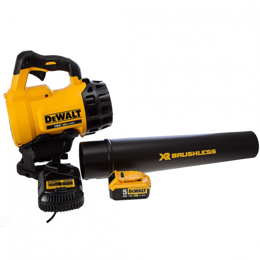 DEWALT DCM562P1-QW akumuliatorinis lapų pūstuvas 144 km/h Juoda, Geltona
