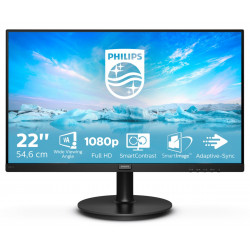 Philips V Line 221V8A/00 LED display 54,6 cm (21.5") 1920 x 1080 pikseliai „Full HD“ Juoda