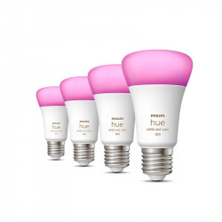 Philips Hue Colored 6.5W A60 E27 4pcs